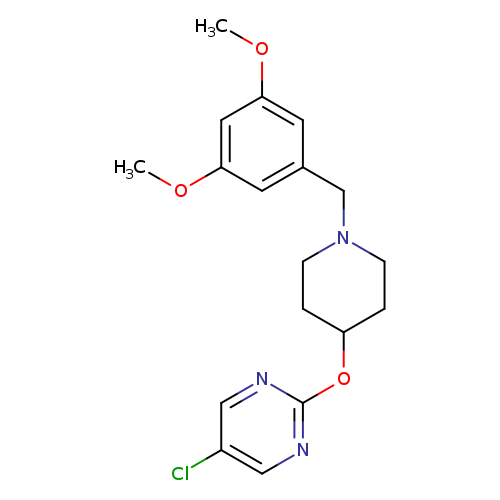5-chloro-2-({1-[(3,5-dimethoxyphenyl)methyl]piperidin-4-yl}oxy)pyrimidine