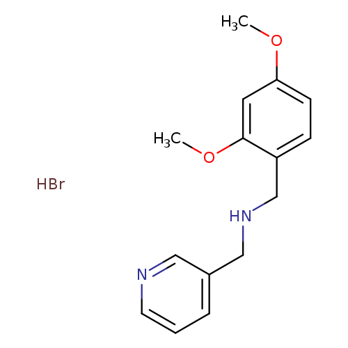 (2,4-Dimethoxybenzyl)(3-pyridinylmethyl)amine hydrobromide