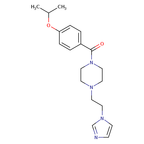 1-[2-(1H-imidazol-1-yl)ethyl]-4-[4-(propan-2-yloxy)benzoyl]piperazine