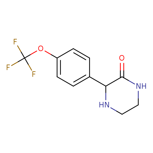 3-[4-(trifluoromethoxy)phenyl]piperazin-2-one