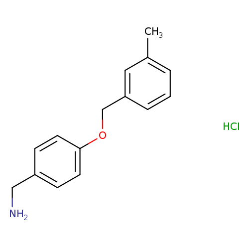 (4-[(3-Methylphenyl)methoxy]phenyl)methanamine hydrochloride