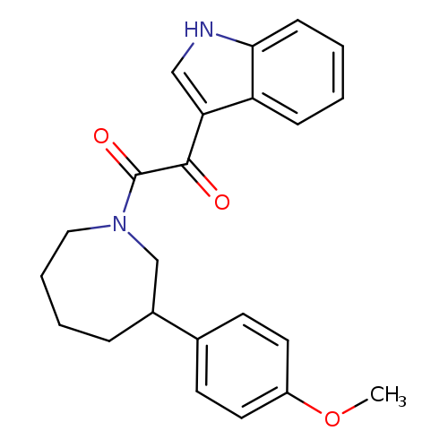 1-(1H-indol-3-yl)-2-[3-(4-methoxyphenyl)azepan-1-yl]ethane-1,2-dione