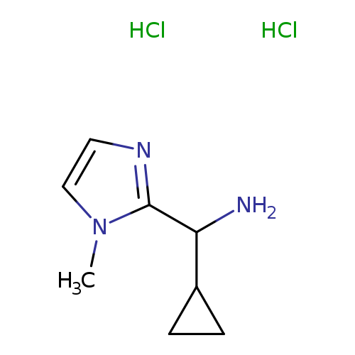 cyclopropyl(1-methyl-1H-imidazol-2-yl)methanamine dihydrochloride