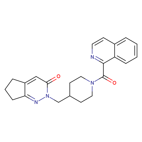 2-{[1-(isoquinoline-1-carbonyl)piperidin-4-yl]methyl}-2H,3H,5H,6H,7H-cyclopenta[c]pyridazin-3-one