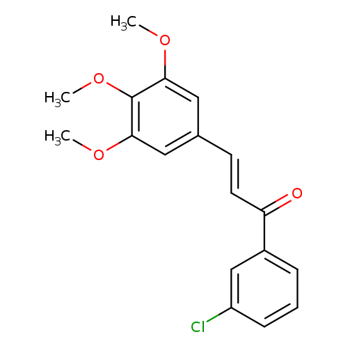 (2E)-1-(3-chlorophenyl)-3-(3,4,5-trimethoxyphenyl)prop-2-en-1-one
