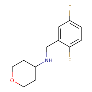 N-[(2,5-difluorophenyl)methyl]oxan-4-amine