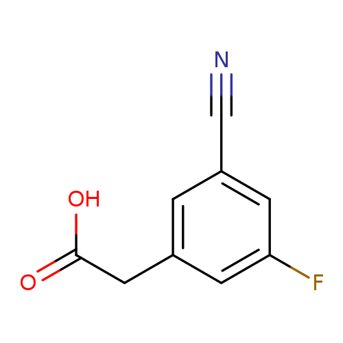 2-(3-Cyano-5-fluorophenyl)acetic acid