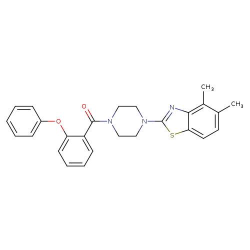 4,5-dimethyl-2-[4-(2-phenoxybenzoyl)piperazin-1-yl]-1,3-benzothiazole