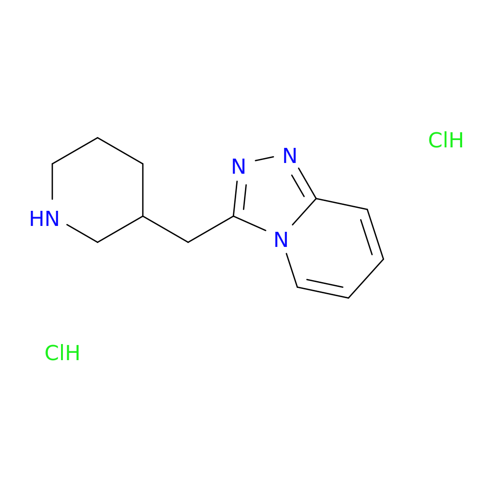 3-({[1,2,4]triazolo[4,3-a]pyridin-3-yl}methyl)piperidine dihydrochloride