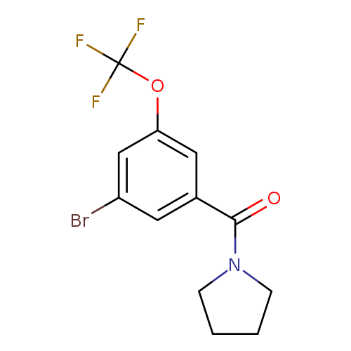 (3-Bromo-5-(trifluoromethoxy)phenyl)(pyrrolidin-1-yl)methanone