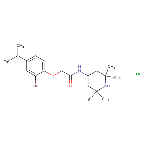 2-(2-Bromo-4-isopropylphenoxy)-N-(2,2,6,6-tetramethylpiperidin-4-yl)acetamidehydrochloride