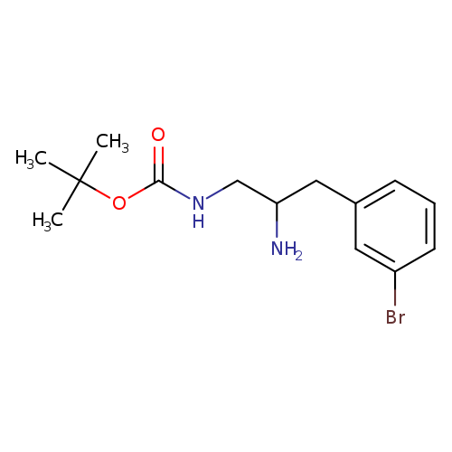 tert-butylN-[2-amino-3-(3-bromophenyl)propyl]carbamate