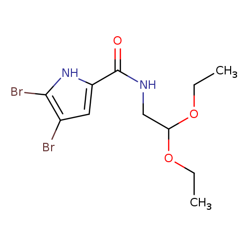 4,5-Dibromo-n-(2,2-diethoxyethyl)-1h-pyrrole-2-carboxamide