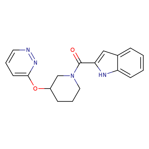 2-[3-(pyridazin-3-yloxy)piperidine-1-carbonyl]-1H-indole