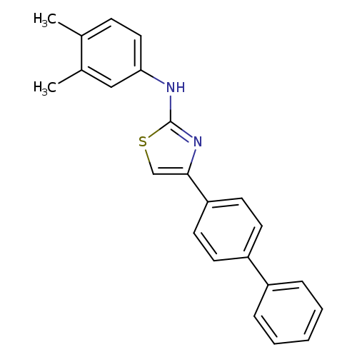 N-(4-[1,1'-biphenyl]-4-yl-1,3-thiazol-2-yl)-N-(3,4-dimethylphenyl)amine