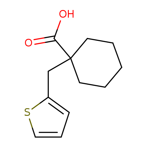 1-[(thiophen-2-yl)methyl]cyclohexane-1-carboxylic acid
