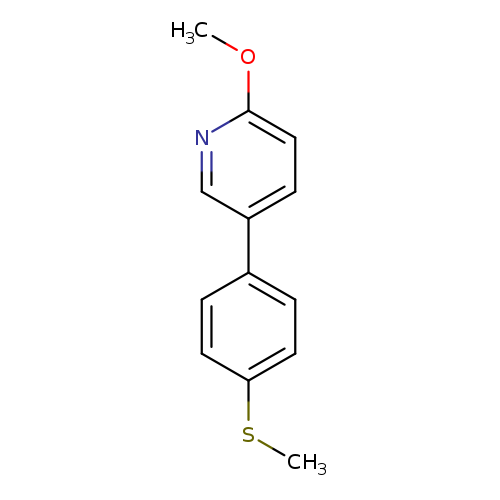 2-Methoxy-5-[4-(methylsulfanyl)phenyl]pyridine