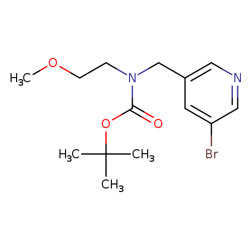 tert-Butyl ((5-bromopyridin-3-yl)methyl)(2-methoxyethyl)carbamate