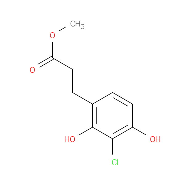 Methyl 3-(3-chloro-2,4-dihydroxyphenyl)propanoate