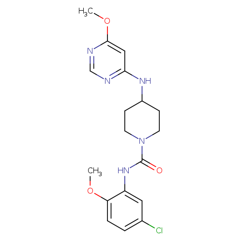 N-(5-chloro-2-methoxyphenyl)-4-[(6-methoxypyrimidin-4-yl)amino]piperidine-1-carboxamide