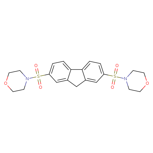 4-{[7-(morpholinosulfonyl)-9H-fluoren-2-yl]sulfonyl}morpholine