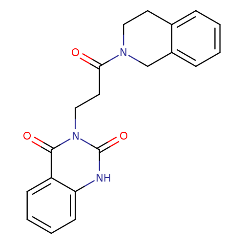 3-[3-oxo-3-(1,2,3,4-tetrahydroisoquinolin-2-yl)propyl]-1,2,3,4-tetrahydroquinazoline-2,4-dione