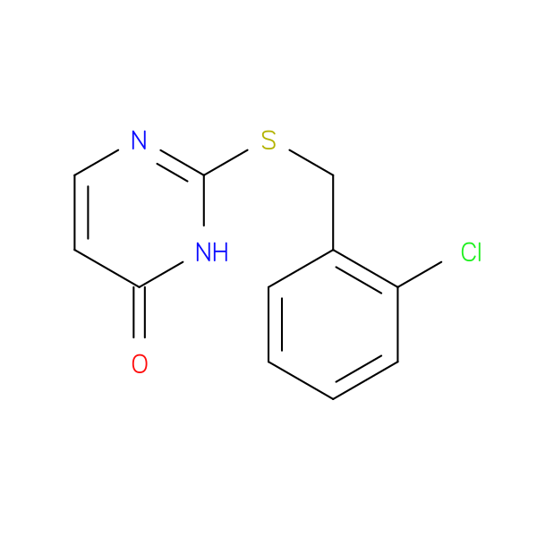 2-[(2-chlorophenyl)methylsulfanyl]-3H-pyrimidin-4-one