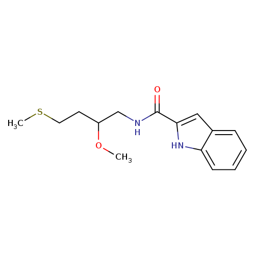 N-[2-methoxy-4-(methylsulfanyl)butyl]-1H-indole-2-carboxamide