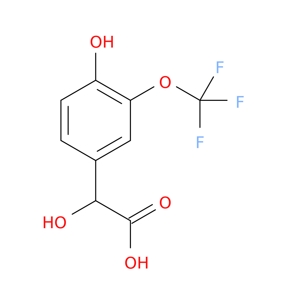 2-hydroxy-2-[4-hydroxy-3-(trifluoromethoxy)phenyl]acetic acid