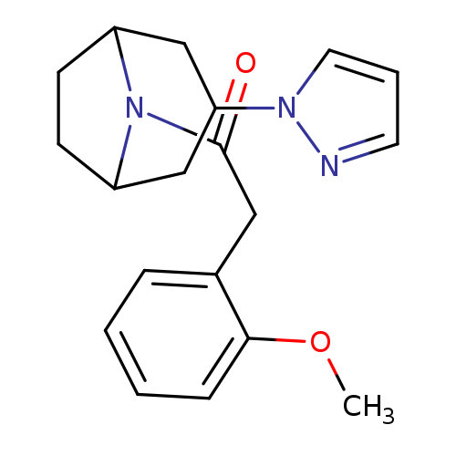 2-(2-methoxyphenyl)-1-[3-(1H-pyrazol-1-yl)-8-azabicyclo[3.2.1]octan-8-yl]ethan-1-one