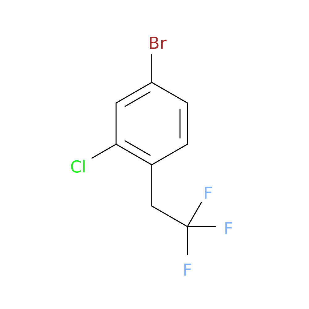 4-Bromo-2-chloro-1-(2,2,2-trifluoroethyl)benzene