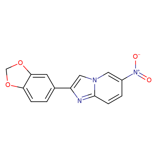 2-(1,3-Benzodioxol-5-yl)-6-nitroimidazo[1,2-a]pyridine