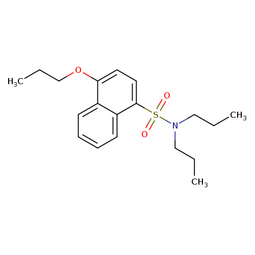 4-propoxy-N,N-dipropylnaphthalene-1-sulfonamide