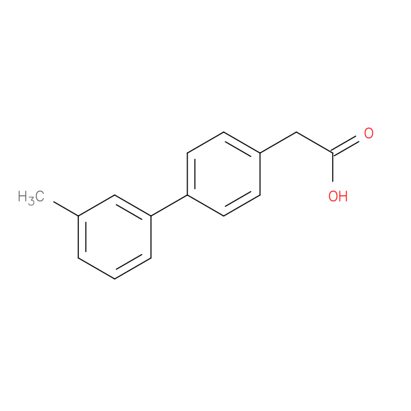 [4-(3-Methylphenyl)phenyl]acetic acid