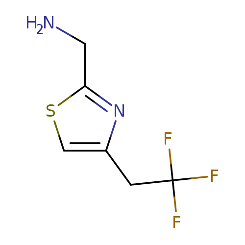 [4-(2,2,2-trifluoroethyl)-1,3-thiazol-2-yl]methanamine