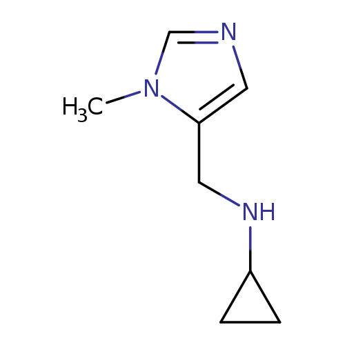 N-[(1-methyl-1H-imidazol-5-yl)methyl]cyclopropanamine