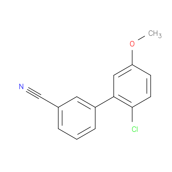 3-(2-Chloro-5-methoxyphenyl)benzonitrile