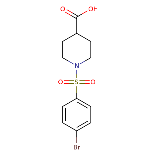 1-((4-Bromophenyl)sulfonyl)piperidine-4-carboxylic acid