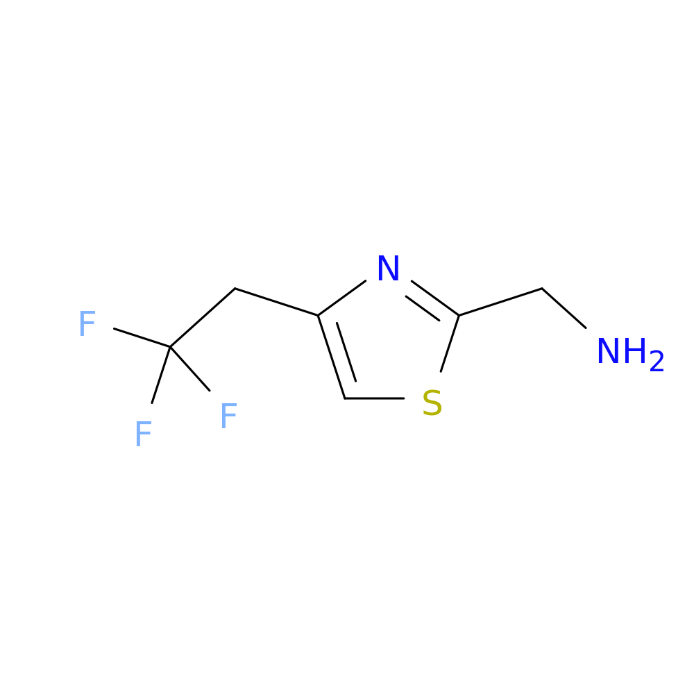 [4-(2,2,2-trifluoroethyl)-1,3-thiazol-2-yl]methanamine