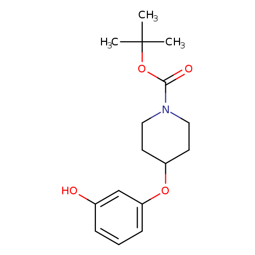 tert-Butyl 4-(3-hydroxyphenoxy)piperidine-1-carboxylate