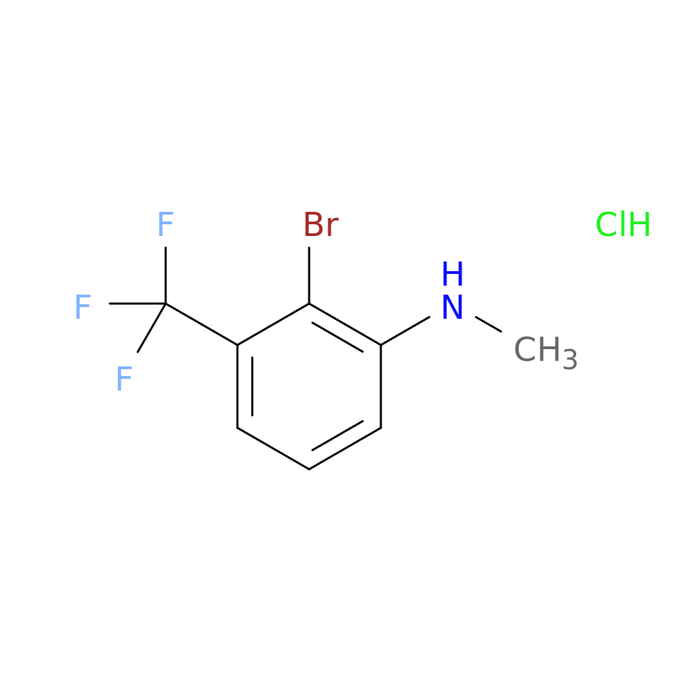 2-bromo-N-methyl-3-(trifluoromethyl)aniline hydrochloride