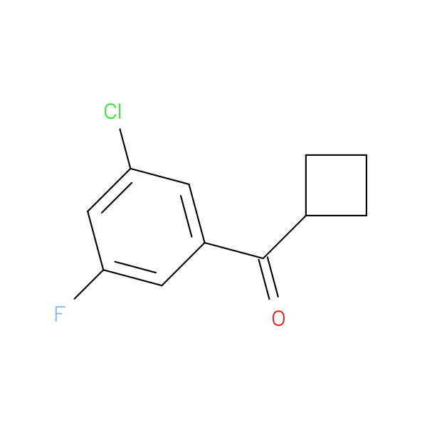3-CHLORO-5-FLUOROPHENYL CYCLOBUTYL KETONE