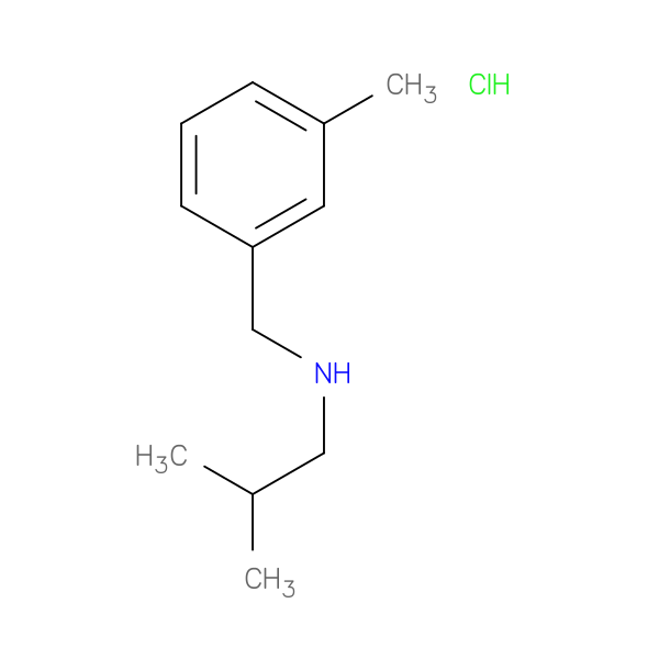 [(3-methylphenyl)methyl](2-methylpropyl)amine hydrochloride