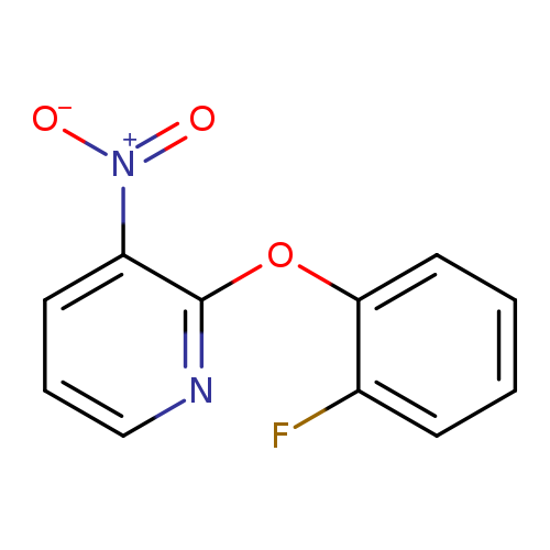 Pyridine, 2-(2-fluorophenoxy)-3-nitro-