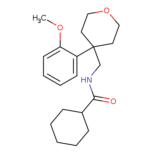 N-{[4-(2-methoxyphenyl)oxan-4-yl]methyl}cyclohexanecarboxamide