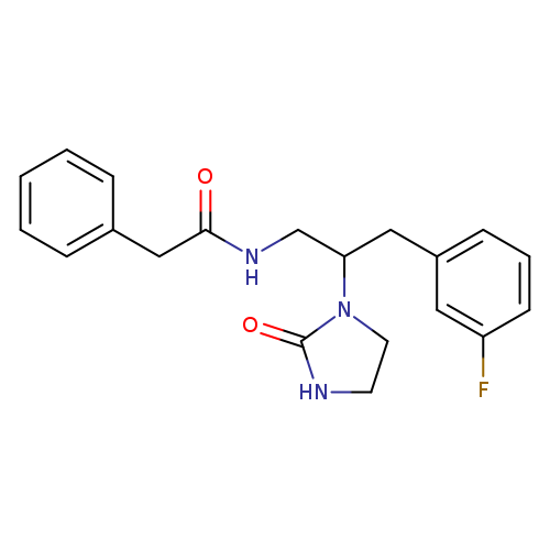 N-[3-(3-fluorophenyl)-2-(2-oxoimidazolidin-1-yl)propyl]-2-phenylacetamide