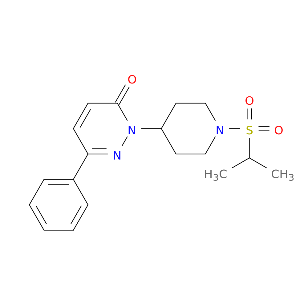 6-phenyl-2-[1-(propane-2-sulfonyl)piperidin-4-yl]-2,3-dihydropyridazin-3-one