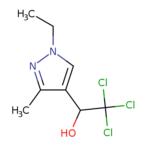 2,2,2-Trichloro-1-(1-ethyl-3-methyl-1h-pyrazol-4-yl)ethanol