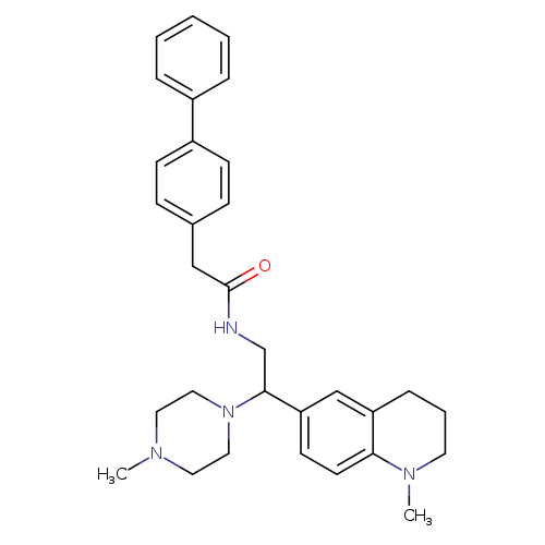2-{[1,1'-biphenyl]-4-yl}-N-[2-(1-methyl-1,2,3,4-tetrahydroquinolin-6-yl)-2-(4-methylpiperazin-1-yl)ethyl]acetamide