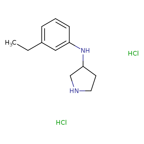 N-(3-ethylphenyl)pyrrolidin-3-aminedihydrochloride